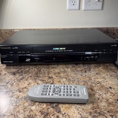 Panasonic AG-1350 Super Drive 4-Head VHS VCR Jet Search Rewind record w/ remote