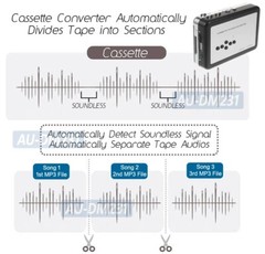 Premium Tape To MP3 Recorder Analog Audio Recorder MP3 Player Cassette Player