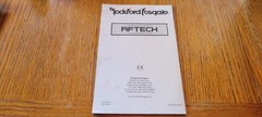 Rockford Fosgate Punch Series SVC Woofers Owner’s Manual