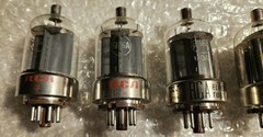 Vintage Lot of (9) 6146A & 6146B Vacuum Tubes RCA Sylvania Amperex UNTESTED