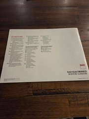 NAD Monitor Series Stereo Components – Sales Brochure – 38 pages – 1989