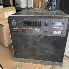 Velodyne Servo F-1500-B 15 inch Powered Subwoofer Power On – Driver Moving