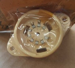 Workman HVS7 High Voltage 9-Pin Tube Socket for Vintage TVs * NEW in Pkg