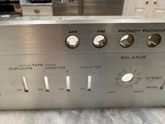 PIONEER SX-1250 PARTS OR REPAIR Faceplate No Glass Bent See Imagines Description