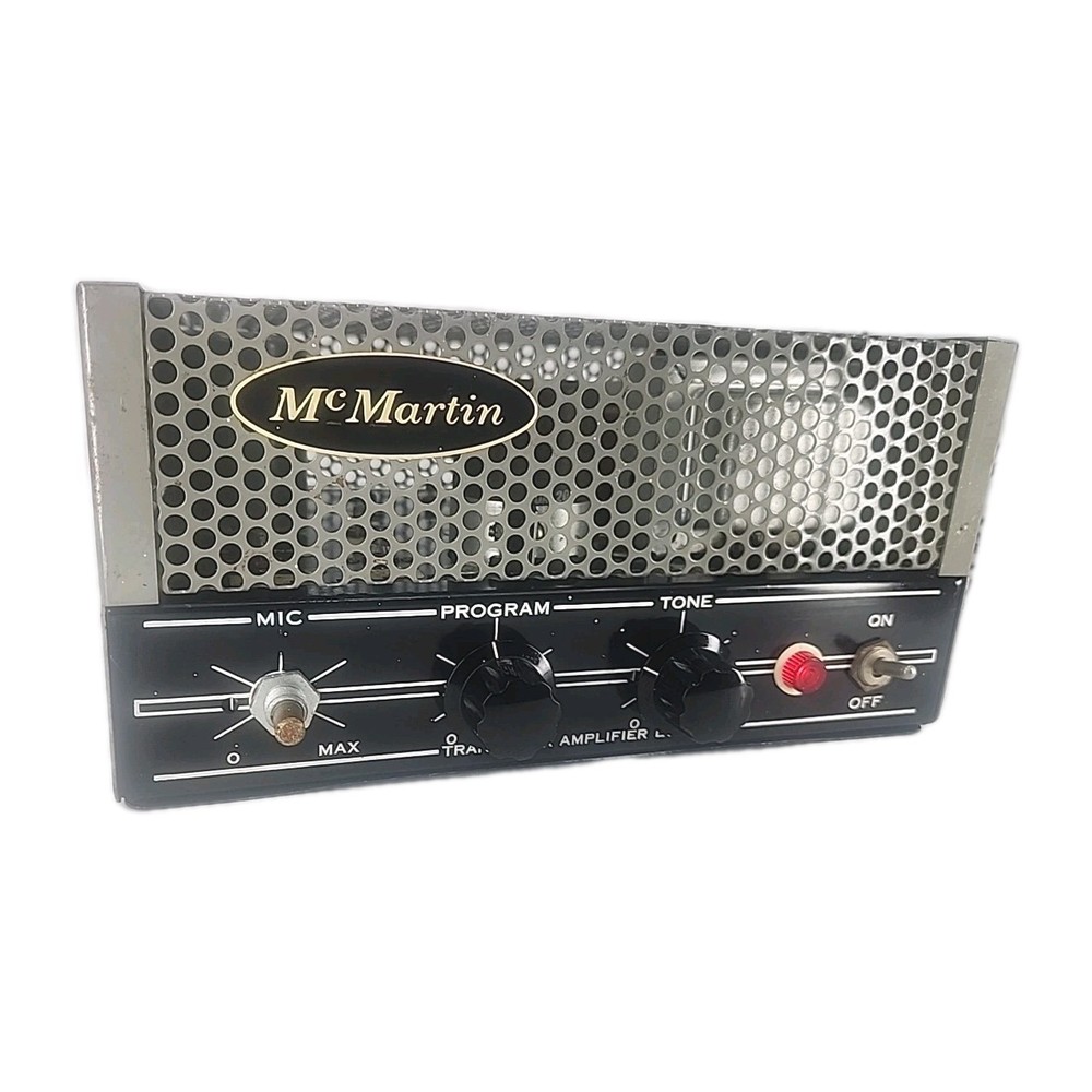 Vintage McMartin Commercial PA Amplifier Solid State 8W Mono Audio Tested