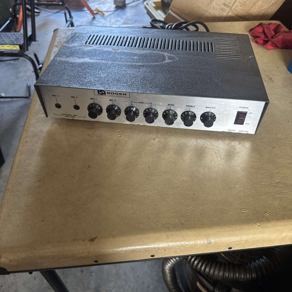 Bogen CHS 35B Vintage PA Amplifier – Powers On