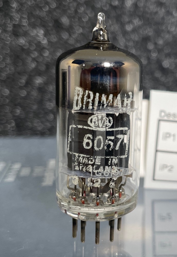 Brimar 6057 #246 Dual Triode Tube Vintage Rare