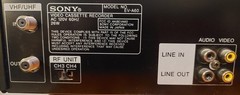 Sony EV-A60 Video8 8mm VCR Deck Powers On Works No Remote And No Tapes