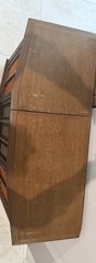 Vintage Sears Silvertone Wood Stereo Console Record Player Radio – Mid Century