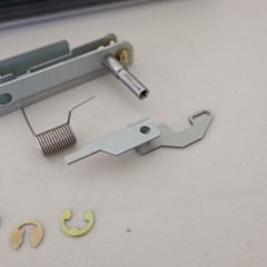 Akai GX-77 Reel to Reel – LEFT Pinch Roller Arm Assembly – Genuine Parts