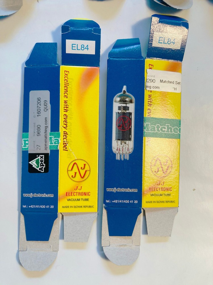 JJ Electronic EL84 Tube Boxes – 50