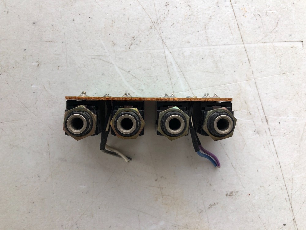 TEAC A-3440 REEL TO REEL MICROPHONE JACKS