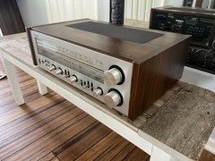 Vintage Late 1970’s Technics SA-600 FM/AM Stereo Silver Face Wood Receiver