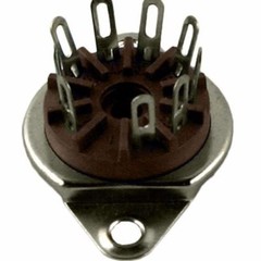 NEW – 9 Pin Belton Socket, Bottom Mount Micalex .75″ chassis hole