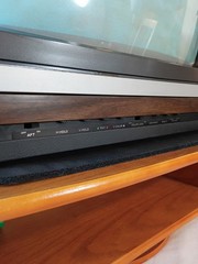 🔥1976 MGA Vintage CRT TV Retro Gaming 19” Tube RF MOD Woodgrain CLEAN 80s Color