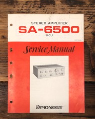 Pioneer SA-6500 Amplifier Service Manual *Original*