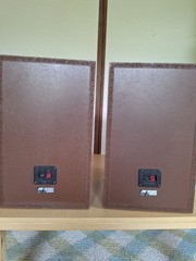 Fostex RX200 Vintage Point Source Monitor Coaxial Speakers Pair