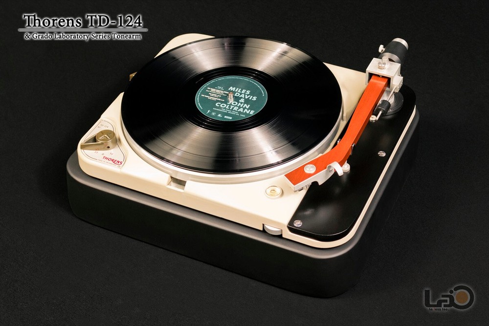 Thorens TD-124 & GRADO Laboratory Tonearm Shure V15 II (Worldwide Shipping)