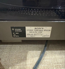 SONY PS-3750 Direct Drive Turntable Magnedisk Servo Low Wow High SN Fully Works