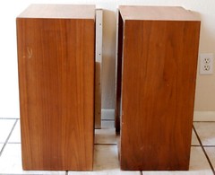 Two Pioneer OEM CS-701 Speaker Systems Wood Cabinets Only