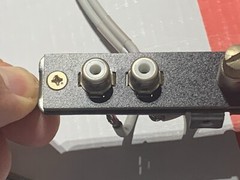 Pioneer PL-51 Stereo Turntable – Parting Out – Ground Wire / RCA Input Block