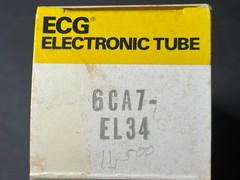 Philips ECG EL34 6CA7 Vintage Vacuum Tube Tested NOS Quality 104% Umhos Rating
