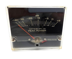 DBX BX-3 VINTAGE MONSTER AMPLIFIER PART LARGE VU METER 4.5″ * 2 AVAILABLE