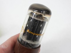 Amperex 6087 Vintage 5Y3GT Black Plate Rectifier Tube (NOS, six available)