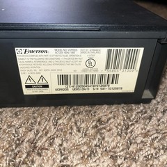 Emerson VCPR205 VCR VHS Player – Tested & Working No Remote or Cables – Vintage