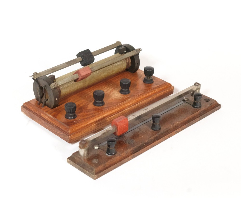 C. 1912 Electro Importing Double-Slide Radio Tuner & Slide Potentiometer