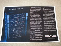 SAE Ad, 2 pgs, A502, A202, T102, P102 ,D102, Power Amp, Preamp Article, Info