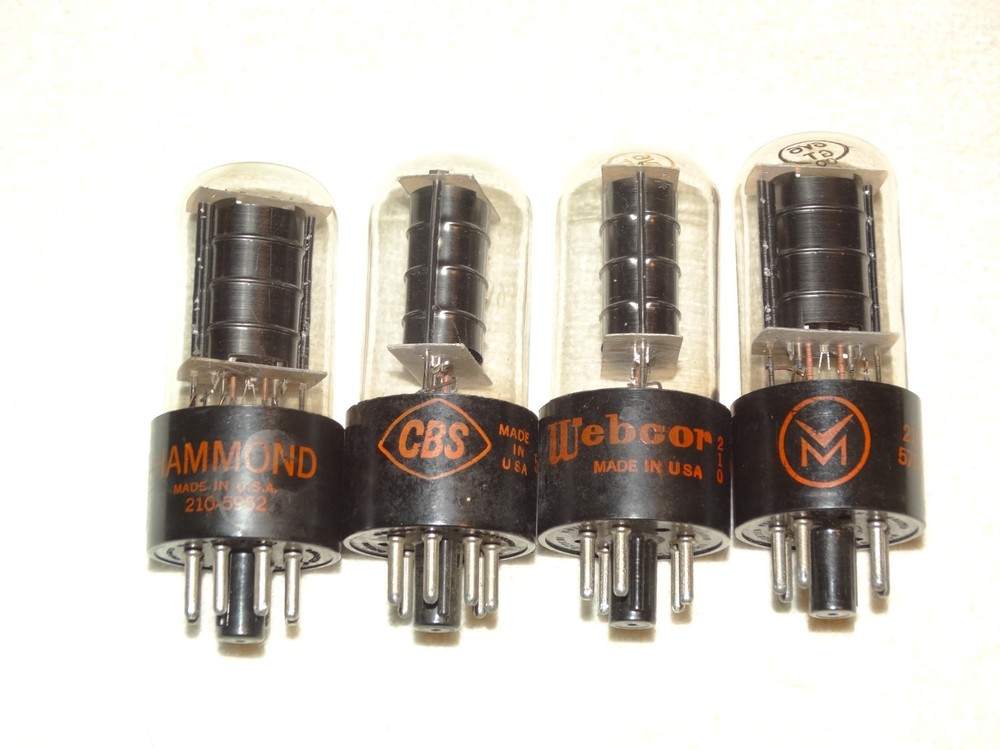 4 x 6V6gt Hytron Tubes *Clear Glass*Very Strong Matched Quad*#14