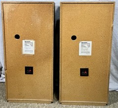 Vintage Sharp Floor Speakers Pair CP-6600 Tested Working