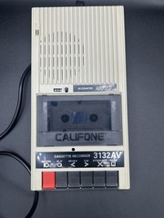 Califone Cassette Tape Player / Recorder 3132AV with Box 120V Working NEW!