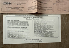 Vintage ORIGINAL LUXMAN R-3030 R3030 Repair & Service Manual **ORIGINAL**