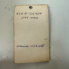 Workman Globar FR066 Degauss Circuit Resistor Vintage New Old Stock Sealed