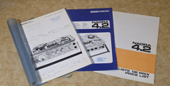 NAGRA KUDELSKI JENSEN MANUALS BROCHURES PRICELISTS. 8 ITEMS.