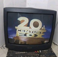 Vintage Sharp 25J-M100 CRT TV Retro Gaming Television No Remote 1997