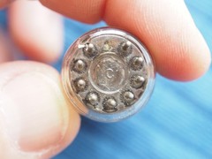 Used MULLARD BLACKBURN 6BQ5 EL84 Vacuum Tube kM1 – Small Chip On Glass Gm Tested