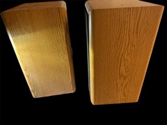 VINTAGE Infinity RS 225 Bookshelf Speakers Light Oak