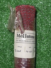 VTG ORIGINAL Mellotone HiFi Hi Fidelity Grille Fabric 16” X 24” Speaker Cloth