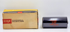 3 X NOS Electrolytic Capacitor FWSN 10001 Cornell Dubilier 525uF MFD 450V