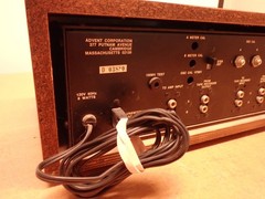 ADVENT Model 100 Dolby Noise Reduction Unit VINTAGE w/ Manual and Wood Cabinet