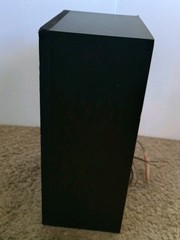 Vintage Panasonic SB-D160 Bookshelf Speaker System Set Works Wires Cut See Photo