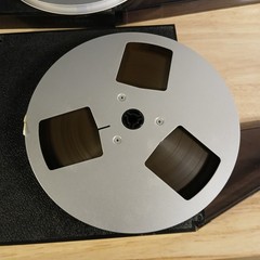 Pair of Vintage 7″ Aluminum Tape Reels for Akai GX-77 Reel to Reel Tape Deck