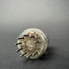 1960s 12AX7 ECC83 Tung-Sol Tube Gray Long Plate D Getter TV7 Test Good TS7-7