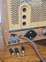 1950’s VINTAGE TUBE AMPLIFIER KZ8 TESLA 513000, made in CZECHO-SLOVAKIA *8W_100V