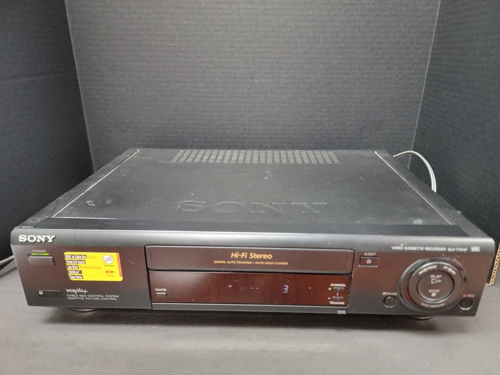 Sony SLV-775HF VCR – VCR+cable Box Control System – Tested Working – No Remote