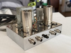 Olson AM-221 Tube Stereo Phono Pre Amplifier PreAmp. Tested And Working.