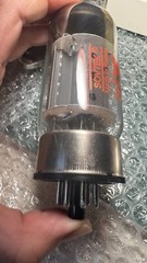 Date & Gm Matched Pair Sovtek 6550 WE 2007 Welded, Dual O Getters Russian Tanks